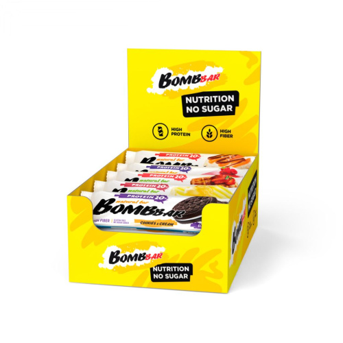 Протеиновый батончик Bombbar - Ассорти №4 (20 шт.)