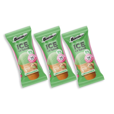 Низкокалорийное мороженое-стаканчик - Фисташка (3 шт.)