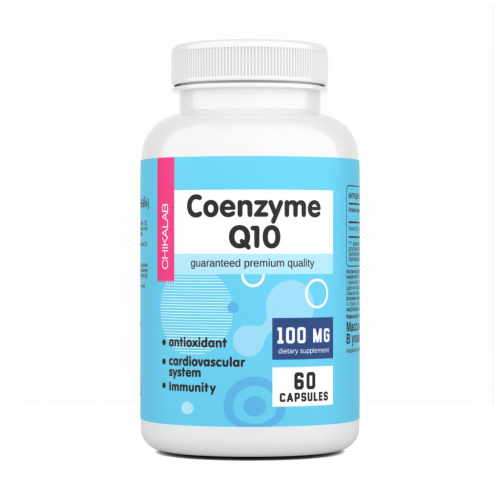 Витамины и минералы - Коэнзим Q10, 60 кап. (soft gel)