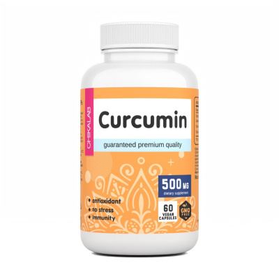 Витамины и минералы - Куркума+Имбирь+Черный перец, vegan 60 кап.