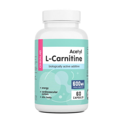 Витамины и минералы - Ацетил карнитин, 60 кап.