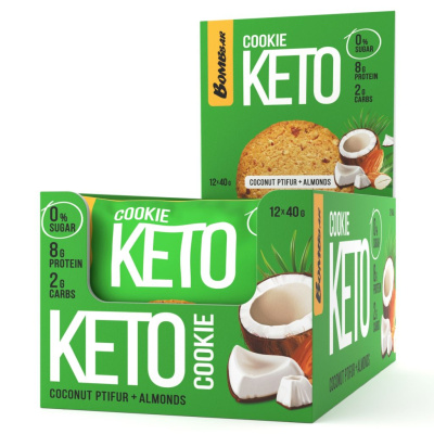 Кето печенье - Кокос с миндалём