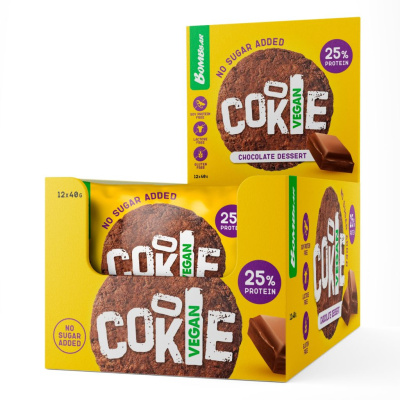 Веганское протеиновое печенье - Шоколадный десерт