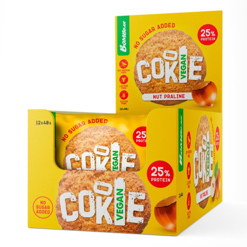 Веганское протеиновое печенье - Ореховое пралине