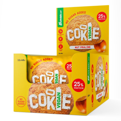 Веганское протеиновое печенье - Ореховое пралине