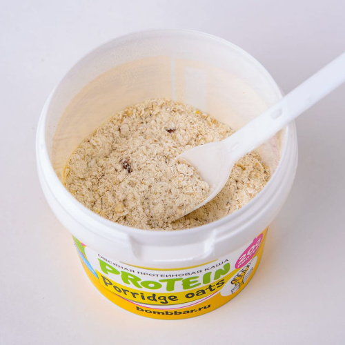 Овсяная каша с белком - Медовая в баночке