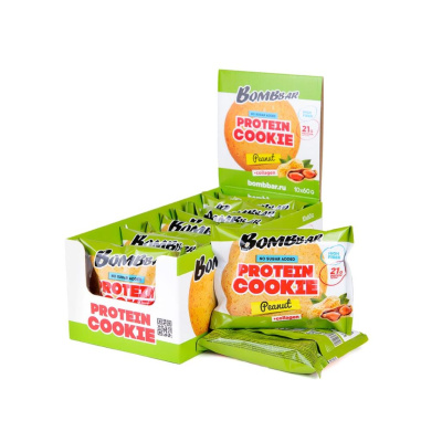 Протеиновое печенье Bombbar - Арахис