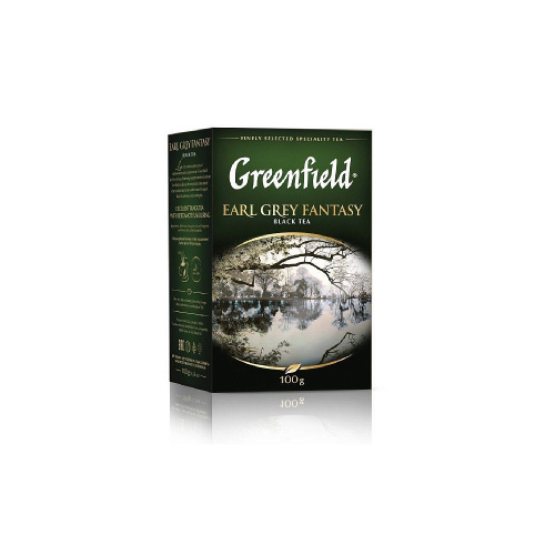 Чай Greenfield Earl Grey Fantasy черный листовой, 100 гр.