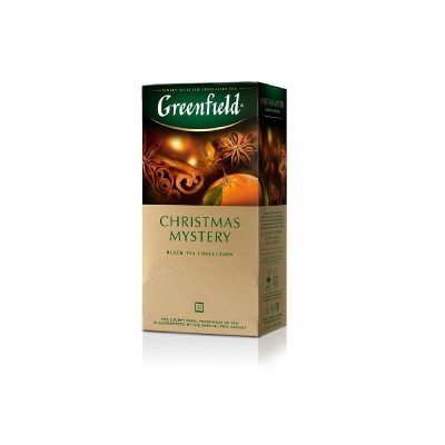 Чай Greenfield Christmas Mystery черный в пакетиках, 25 шт.