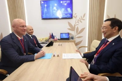 Якутия и Казахстан договорились о расширении сотрудничества на ПМЭФ-2026 / ЯСИА   