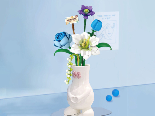 4602_MK Конструктор Голубой букет