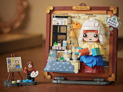 1289_MK Конструктор Девушка с кувшином молока