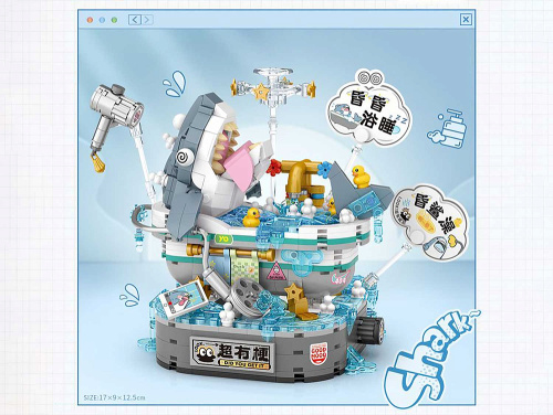 1385_MK Конструктор Акула в ванной