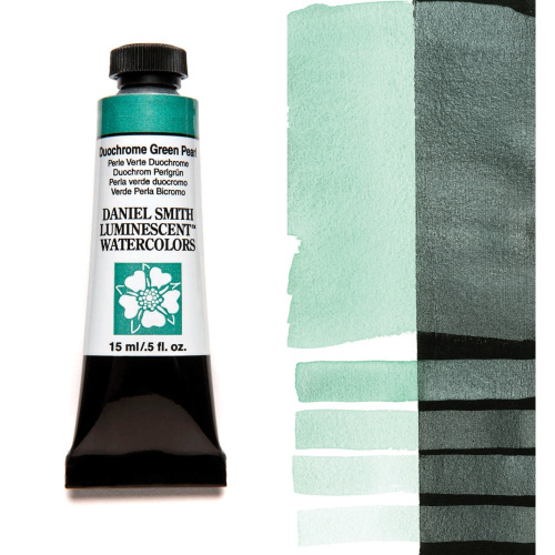 Акварель Daniel Smith в тубе 15 мл Зеленая перламутровая/Duochrome Green Pearl