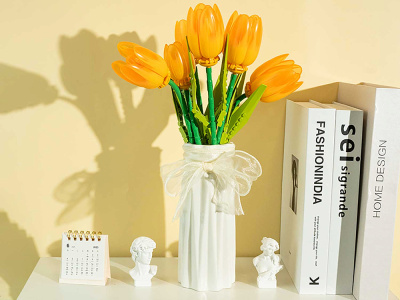 JK29311 Конструктор Букет жёлтых тюльпанов