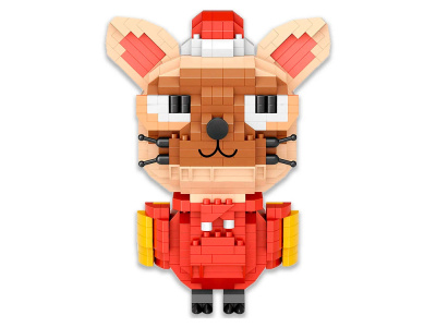 9283_MK Конструктор Кот-попугай