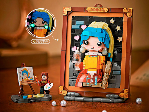 1287_MK Конструктор Девушка с жемчужной сережкой