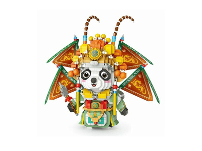 8107_MK Конструктор Панда из китайской оперы