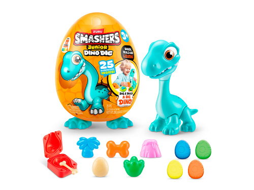 74115 Игрушка Zuru Smashers: Junior Дино-раскопки, в ассортименте
