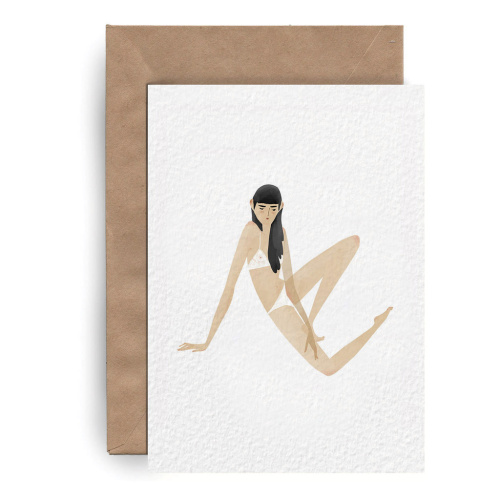 Открытка Yetti The girl