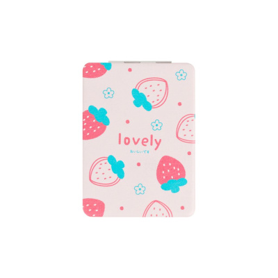 Зеркальце карманное складное MESHU "Lovely strawberry"