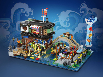 1049_MK Конструктор Японский рыбный рынок