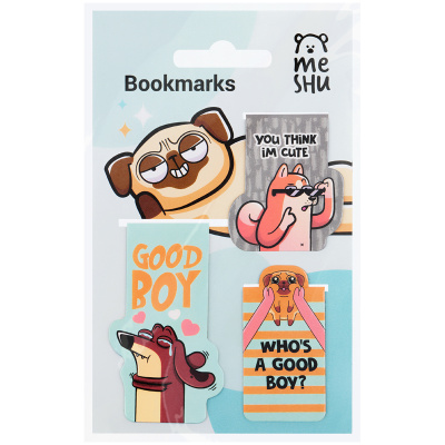 Закладки магнитные для книг MESHU "Good boy" 3 шт