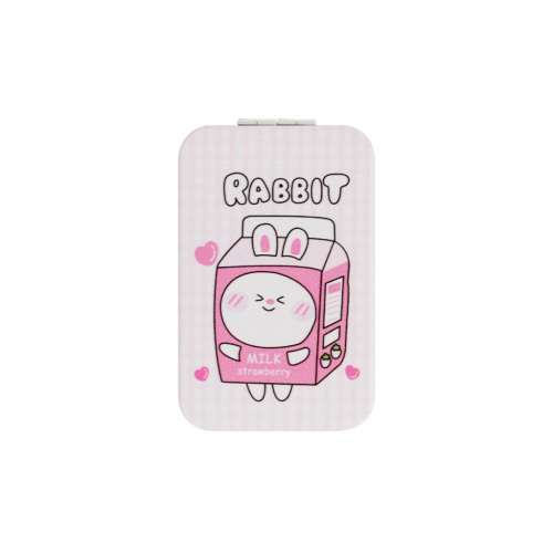 Зеркальце карманное складное MESHU "Milk rabbit"