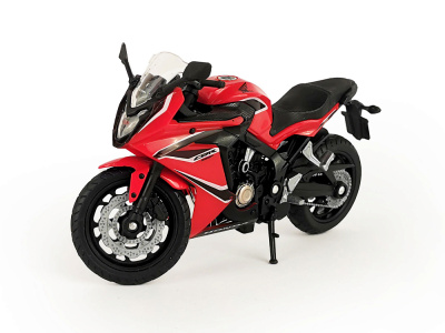 12853PW Игрушечный мотоцикл Welly Honda CBR 650F