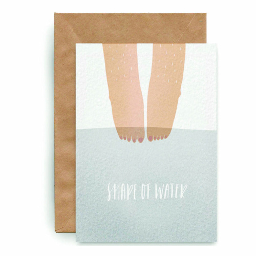 Открытка Yetti Shape of water