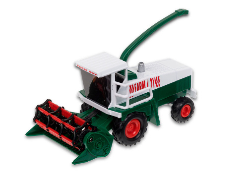 99120W Игрушечная машинка Welly Комбайн с жаткой