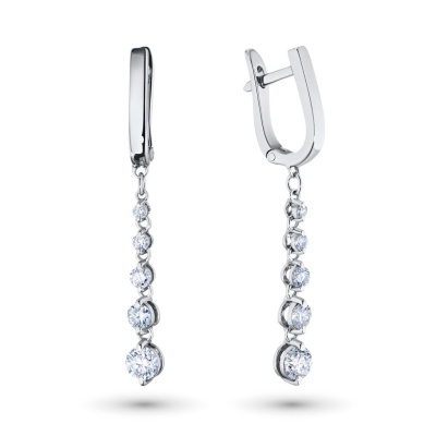 Серьги из белого золота э4712сг09140700