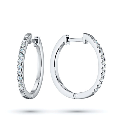 Серьги из белого золота э4712сг12150600