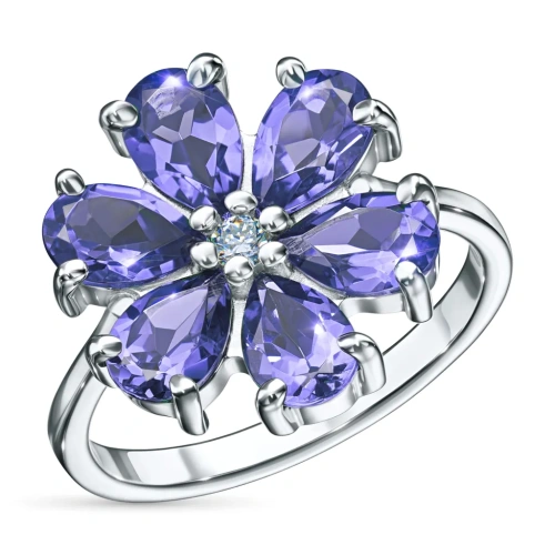 Кольцо из серебра э0660кц02260370_white