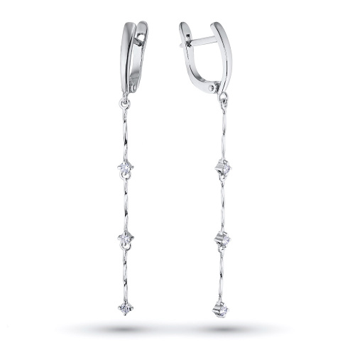Серьги из белого золота э4712сг04201591