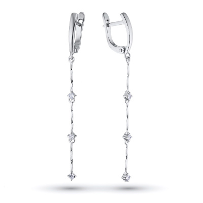 Серьги из белого золота э4712сг04201591