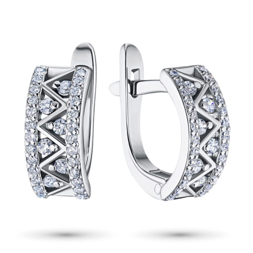 Серьги из белого золота э4712сг10170700