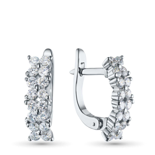 Серьги из белого золота э4712сг07173700