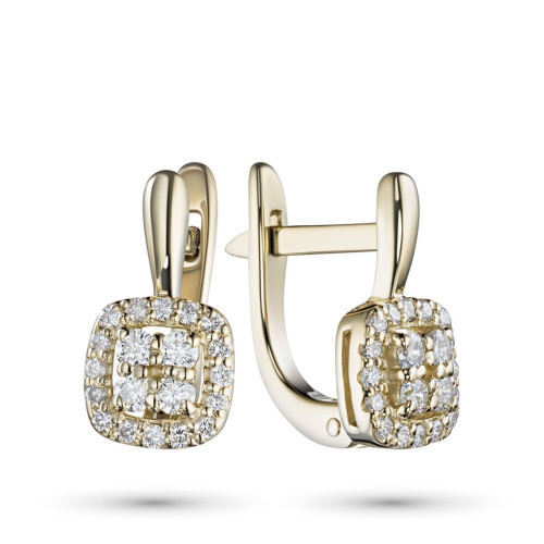Серьги из желтого золота э0312сг11174400
