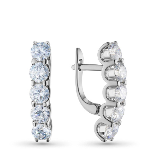 Серьги из белого золота э4712сг06220619