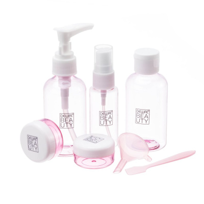 Дорожный набор баночек для путешествий DEWAL BEAUTY