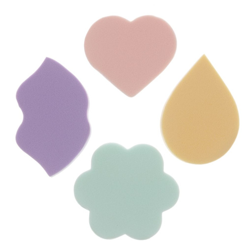 Губка для нанесения макияжа цветная DEWAL BEAUTY