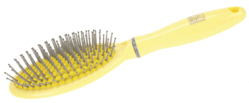 Щетка массажная овальная "Лимонный пудинг" DEWAL BEAUTY