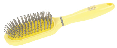 Щетка массажная трапеция "Лимонный пудинг" DEWAL BEAUTY