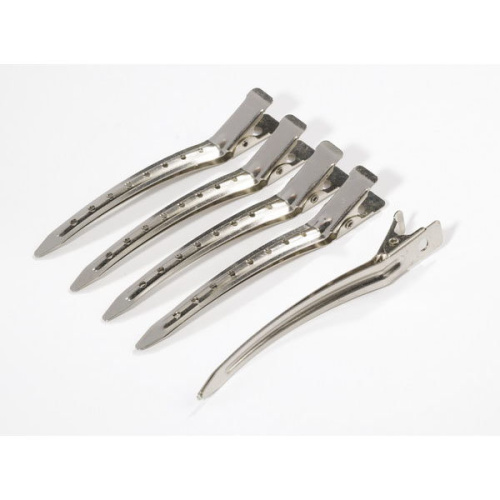 Зажим для волос одинарный DEWAL