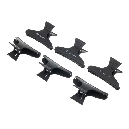 Зажим для волос черный DEWAL