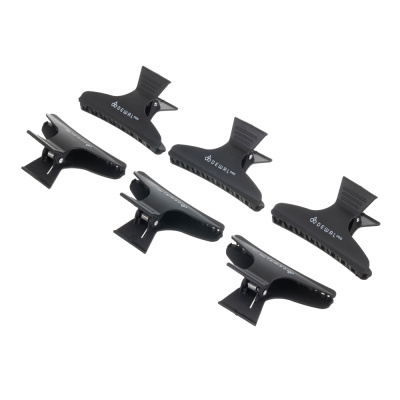 Зажим для волос черный DEWAL