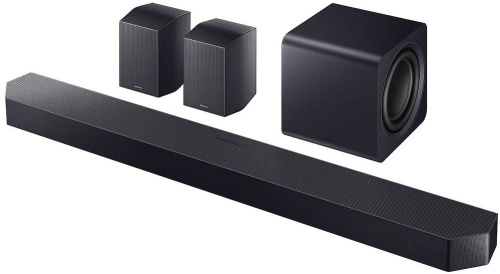 Акустическая система Samsung Q990H Q-Series 11.1.4 Soundbar with Subwoofer & Rear Speakers черный титан