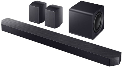 Акустическая система Samsung Q990H Q-Series 11.1.4 Soundbar with Subwoofer & Rear Speakers черный титан