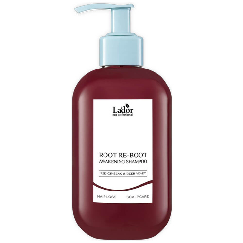 Шампунь с женьшенем для роста волос Lador Root Re-Boot Awakening Shampoo Red Ginseng & Beer Yeast 350 мл